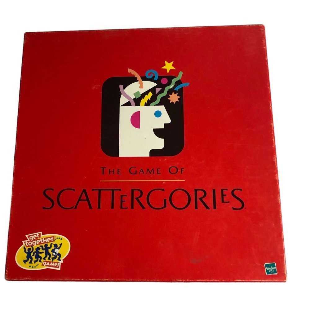 BOARD GAME - Hasbro's Classic Scattergories Party Game For Adults And Teens.